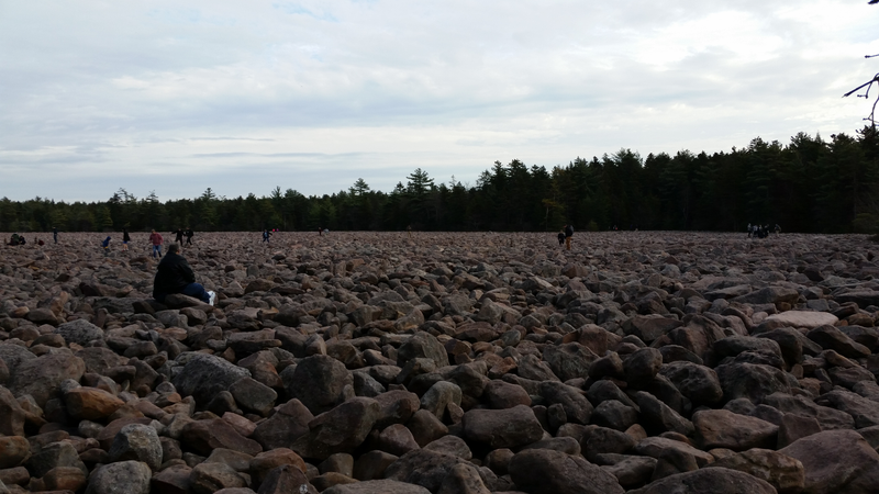 I decided it was a good day for a trip to the boulder field. I was not the only person with this idea.